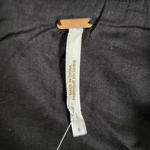 Free People Black‎ Skirt 6 Fit and Flare Chenille Cheetha Flared Skater Side Zip - Picture 3 of 10